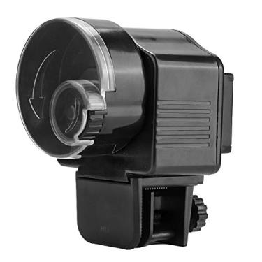 Imagem de Joyzan Alimentador automático de peixes, alimentador automático de alimentos para peixes, distribuidor elétrico programável de alimentos para peixes, alimentação automática em férias de férias para