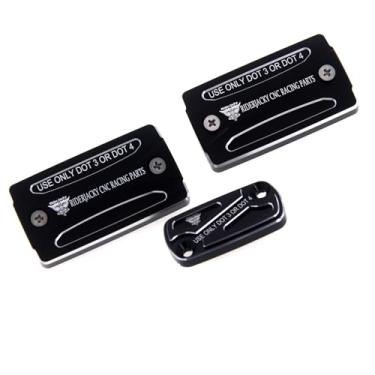 Imagem de Para Suzuki DL 1050 V-Strom Acessórios 2020-2022 | DL 1000 XT VStrom 2017-2019 Peças modificadas | DL1000 V-Strom 2014-19 Tampa do reservatório de fluido do cilindro mestre do freio dianteiro e