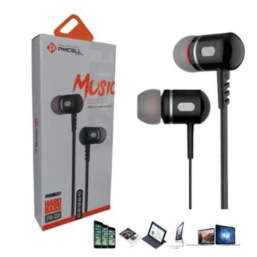 Imagem de Fone de Ouvido com Microfone Estereo P2 PMCELL FO-23 Preto