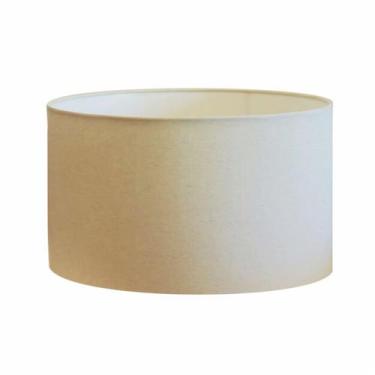 Imagem de Cúpula em tecido cilíndrica abajur luminária cp-4189 50x30cm algodão c