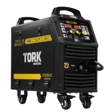 Imagem de SUPER TORK, Inversor De Solda Mig Sinérgico Tig Mma 250a Touch 250s-max