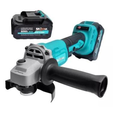 Imagem de Lixadeira esmerilhadeira a bateria sa100 21v satools - SA TOOLS
