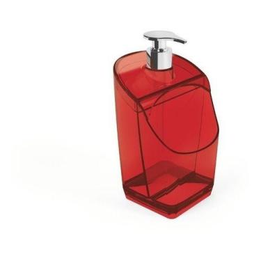 Imagem de Dispenser Detergente Líquido C/porta Esponja Casa Cozinha Uz