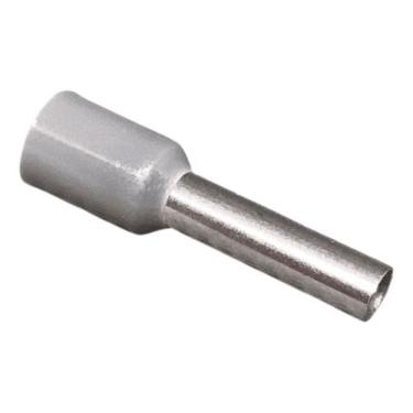 Imagem de 100un Terminal Pré-isolado Tubular Ilhós 4,00mm - Cinza - PENZEL