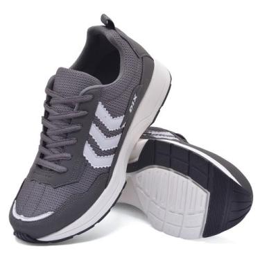 Imagem de Tênis Masculino Para Malhar Academia Corrida Barato - Dix, 43, Grafite