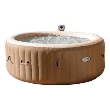 Imagem de Piscina Spa Ofuro Inflável Até 40ºc 4 Pessoas 127v - Intex, Marrom-cla