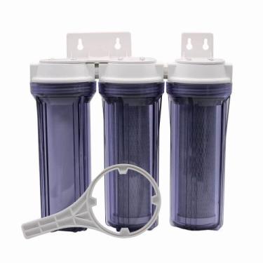 Imagem de Kit Filtro Triplo BBI 9.3/4" Transparente PT230TR para Fabricação de C