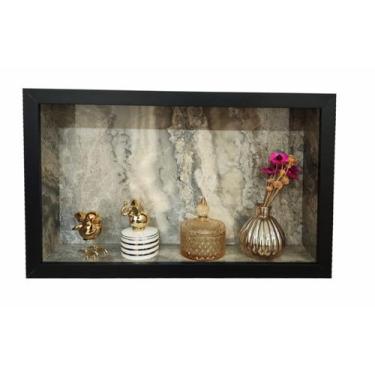 Imagem de Nicho Banheiro Porcelanato/cerâmica 50x30x10  Borda Alumíno - PHZ, Aga
