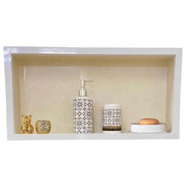 Imagem de Nicho Para Banheiro - Porcelanato Polido 60x30x10 cm - PHZ, Crema