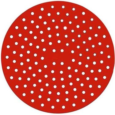 Imagem de Protetor Redondo Fritadeira 20CM Silicone Vermelho - Quanhe
