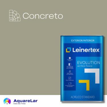 Imagem de Evolution Acrílico Leinertex Fosco 18L, CONCRETO