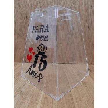 Imagem de Urna Operação Aniversario Modelo Meus 15 Anos - Rick Acrilicos