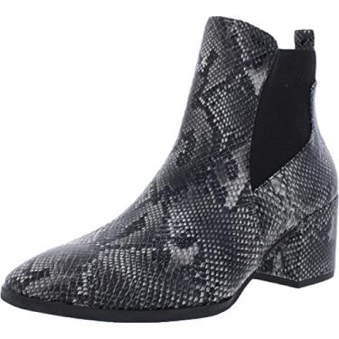 Imagem de Anne Klein Bota Chelsea feminina, Rep preto e branco, 39