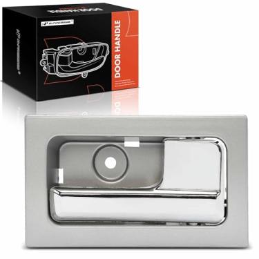 Imagem de A-Premium Maçaneta interna da porta dianteira ou traseira do lado do passageiro compatível com Ford F-150 F150 2009-2014, com travas elétricas, substituição # 9L3Z1522600CB, 9L3Z-1522600-CB