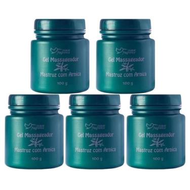 Imagem de 5 Gel Massageador Mastruz com Arnica Alívio da Dor e Tensão Muscular -