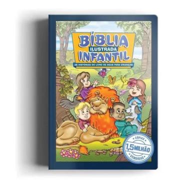 Imagem de Bíblia ilustrada infantil - Impressa prata, de Lustosa, Elvira Moraes. Geo-Gráfica e Editora Ltda, capa dura em portuguê