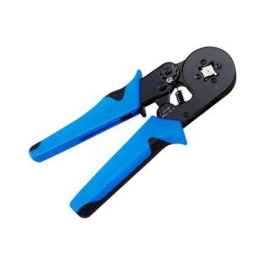 Imagem de Alicate Prensa Crimpar Terminal Ilhós Tubular 0,25 A 10mm² - ATMX, Ali
