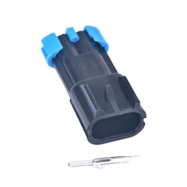 Imagem de Compressor de ar condicionado de 2 pinos, plugue r90p r90t, separador de óleo-água, filtro de indução de aquecimento, conector 15300027 15300002(Male with Pin)