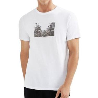 Imagem de Camiseta Masculina Hering MC Regular Branca - 4F8715NEN-Masculino