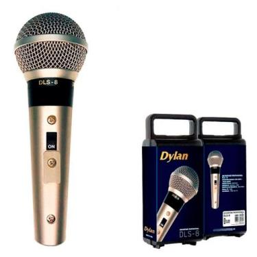 Imagem de Microfone dylan com chave champanhe dls-8