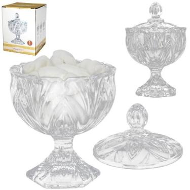 Imagem de Bomboniere De Vidro Com Tampa Cande Cans 14X9,5Cm De - Casita/imporien