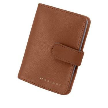 Imagem de Carteira de Couro Mariart 90F, Camel