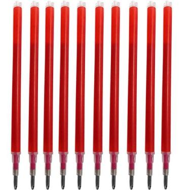 Imagem de 10 Refil Caneta Mágica Fantasminha Tecido Apaga Calor Vermel - Evolver