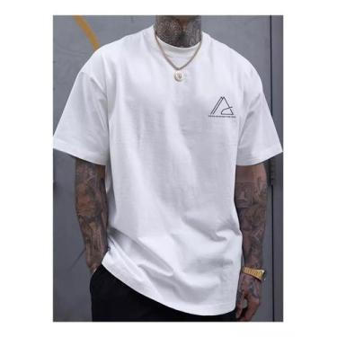 Imagem de Camiseta Masculina Basica Minimalista Pense Fora Da Caixa - Use Argume