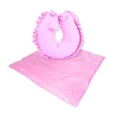 Imagem de Almofada Amamentação + Trocador de Fraldas Impermeável Dobrável - Linh