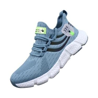 Imagem de Tênis de Corrida Masculino Respirável - Calçados Esportivos para Verão