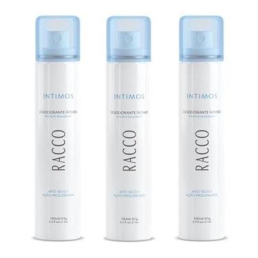 Imagem de Kit 3 Desodorante intimo Feminino Racco 100ml Ação Prolongada