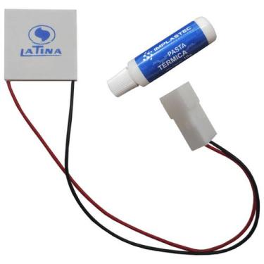 Imagem de Latina Original Kit de Pastilha Peltier Com Pasta Térmica