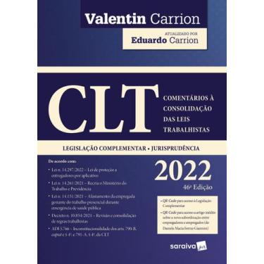 Imagem de Livro - CLT - Comentários a Consolidação das Leis Trabalhistas - 46ª e