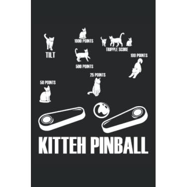 Imagem de Kitten Pinball: Arcade Lover Notebook |Pinball Journal |Notebook de machine de gamer |Notebook Video Gamer
