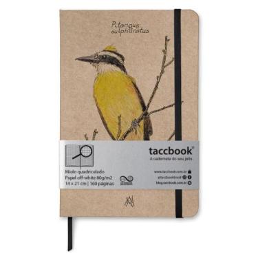 Imagem de Caderno Quadriculado taccbook Bem-te-vi 14x21 Ríg.