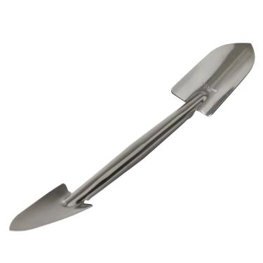 Imagem de Colher de solo Bonsai curva Hanafubuki de 255 mm, feita no Japão, ferramentas de jardim japonesas, mini pá de mão, aço inoxidável - 255 mm