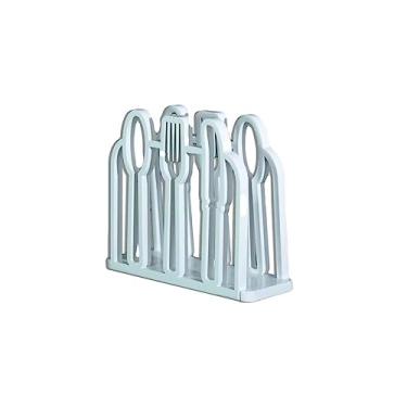 Imagem de Porta Guardanapo Talheres Decoração Cozinha Criativa cor:Branco