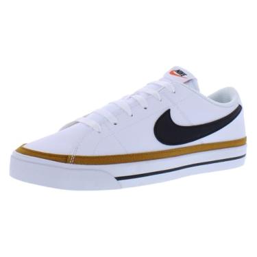 Imagem de Nike Court Legacy masculino, Branco/preto/deserto ocre, 42