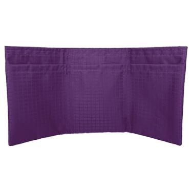 Imagem de Carteira minimalista ultrafina e ultrafina com três dobras para homens e mulheres. Vegano. Sem produtos de origem animal. Ótimo para bolso frontal. Parceiro de viagem ultracompacto (violeta), Violeta,
