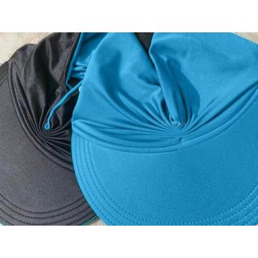 Imagem de Viseira Turbante Dupla Face Com Proteção Uv (Chapéu de Praia) - Várias