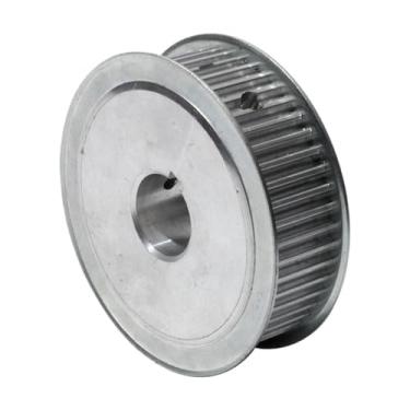 Imagem de Polia HTD 5M-60T 21 mm Largura da Correia de Engrenagem Polia Tipo Chaveta 60 Dentes 14/19/20 mm Polia de Liga de Alumínio (Diâmetro Chave de 10 mm 3 x 1,4)
