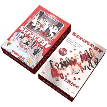 Imagem de KPOPBTS TWICE Photocards 55 PCS Photocards Álbum de Estratégia Cartões de Fotos KPOP LOMO Conjunto de Cartões de Presente para Fãs de Once
