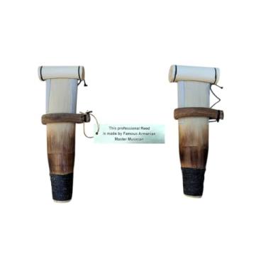 Imagem de Conjunto de 2, 3 e 4 palhetas profissionais chave de A para duduk armênio - Kamish, Ramish, Mey Ney, Oboé, Balaban, Instrumento de Sopro de Madeira (2)