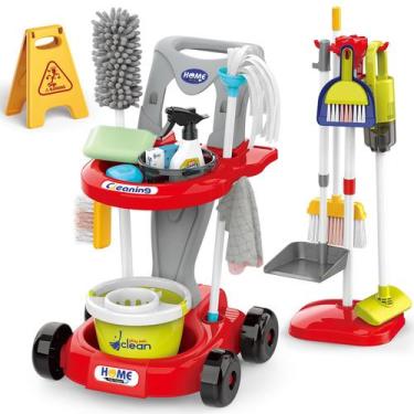 Imagem de Conjunto de Brinquedos de Limpeza Zaddgiuuy para Crianças - 29 Peças -