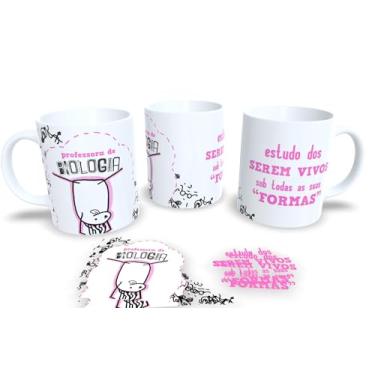 Imagem de Caneca de Porcelana Personalizada Com Frases Engraçadas e Deboche dia da Professora (Biologia)