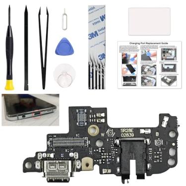 Imagem de Kit de substituição de porta de carregamento compatível com Motorola G Stylus 5G versão 2024 EUA, placa de base USB-C conector somente para Moto G Stylus 5G 2024 XT2419 Series, com manual de