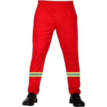 Imagem de Calça Refletiva para Trabalhar  Uniforme Reforçado Profissional - A Fá
