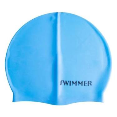 Imagem de Touca De Silicone Swimmer - Adulto - MBFit, Unico, Royal