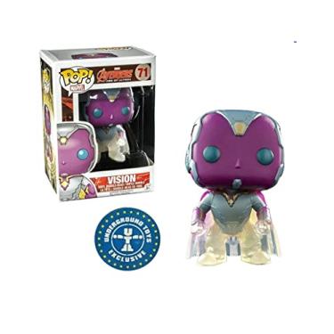 Imagem de Funko Marvel Avengers Age of Ultron POP! Marvel Vision Exclusive 3 3/4" Vinyl Bobble Head #71 [Phasing]