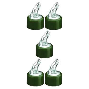 Imagem de Kit 5 Bicos Dosador de Azeite e Vinagre 30ml P/Garrafas de 250ml e 500ml